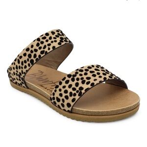 Blowfish sandals. Sand pixie leopard. New in box